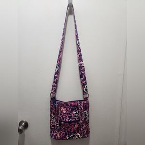 Vera Bradley Floral Design Hipster Purse and Matching Wallet